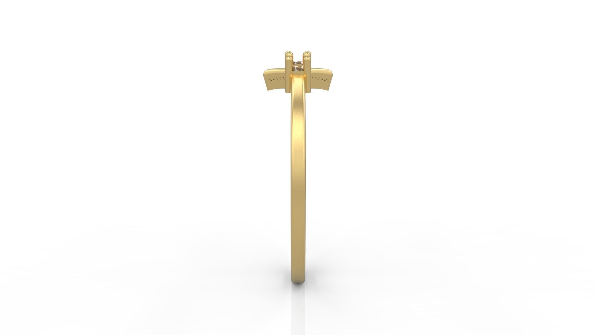 Minimalist Ring 104 3D print model_3