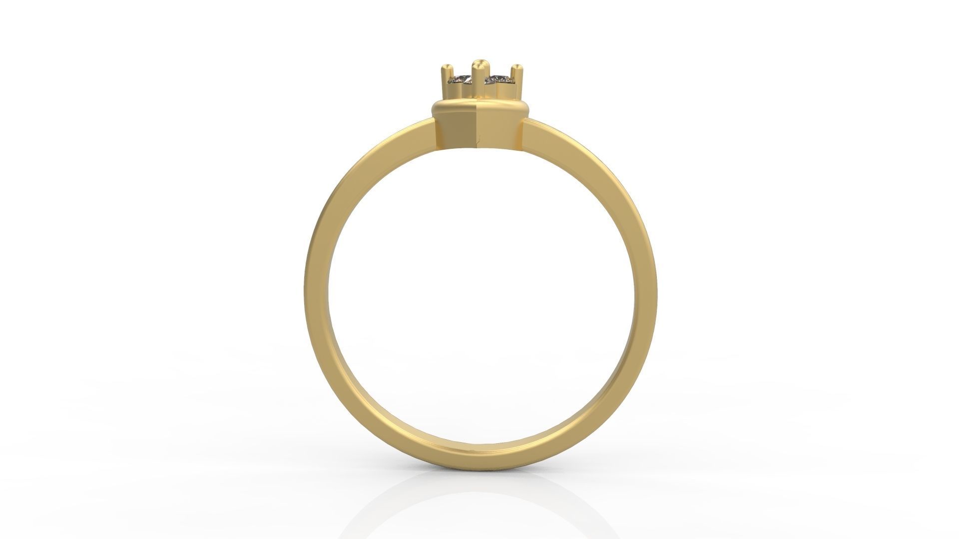 Minimalist Ring 105 3D print model_2