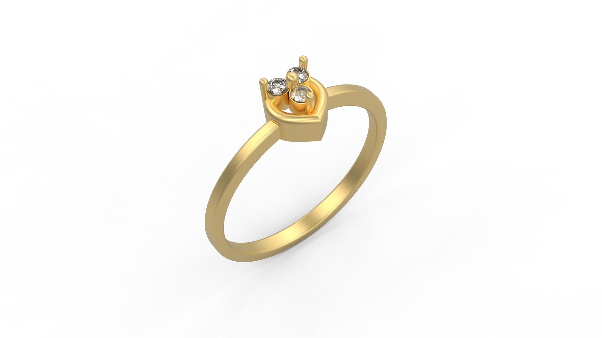Minimalist Ring 105 3D print model_1