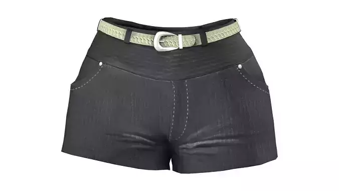 Ladies Shorts With Belt