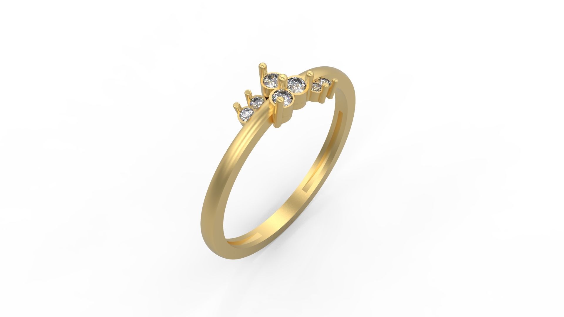 Minimalist Ring 106 3D print model_1