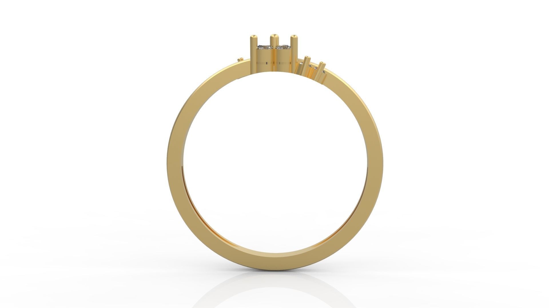 Minimalist Ring 106 3D print model_2