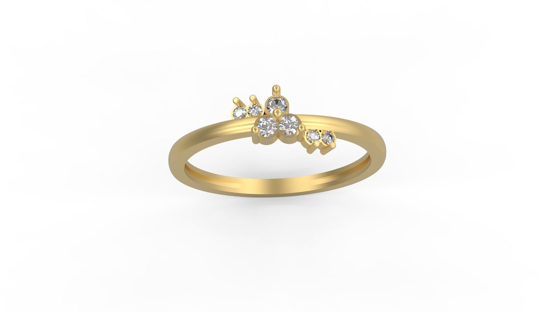 Minimalist Ring 106 3D print model_4