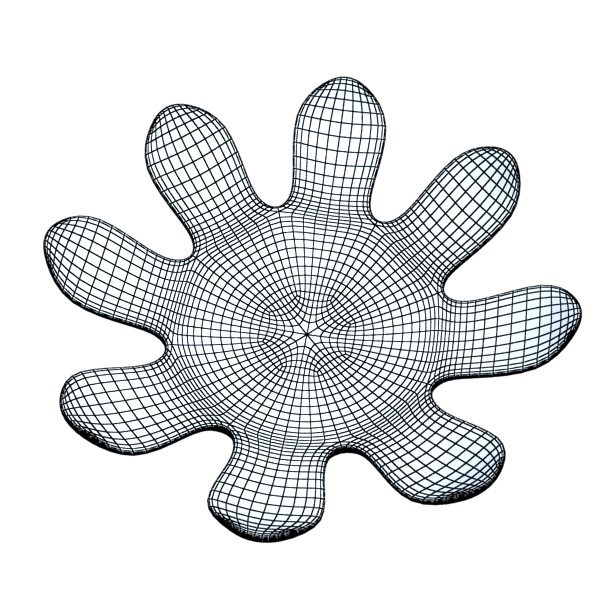 Yellow Apples in Bowl 3D model_23