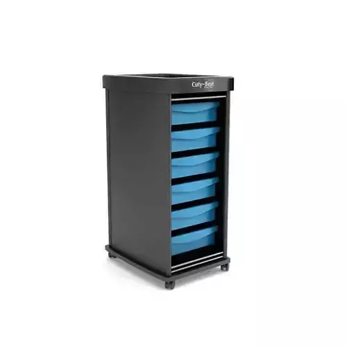 Black Beauty Parlor Storage 3D model