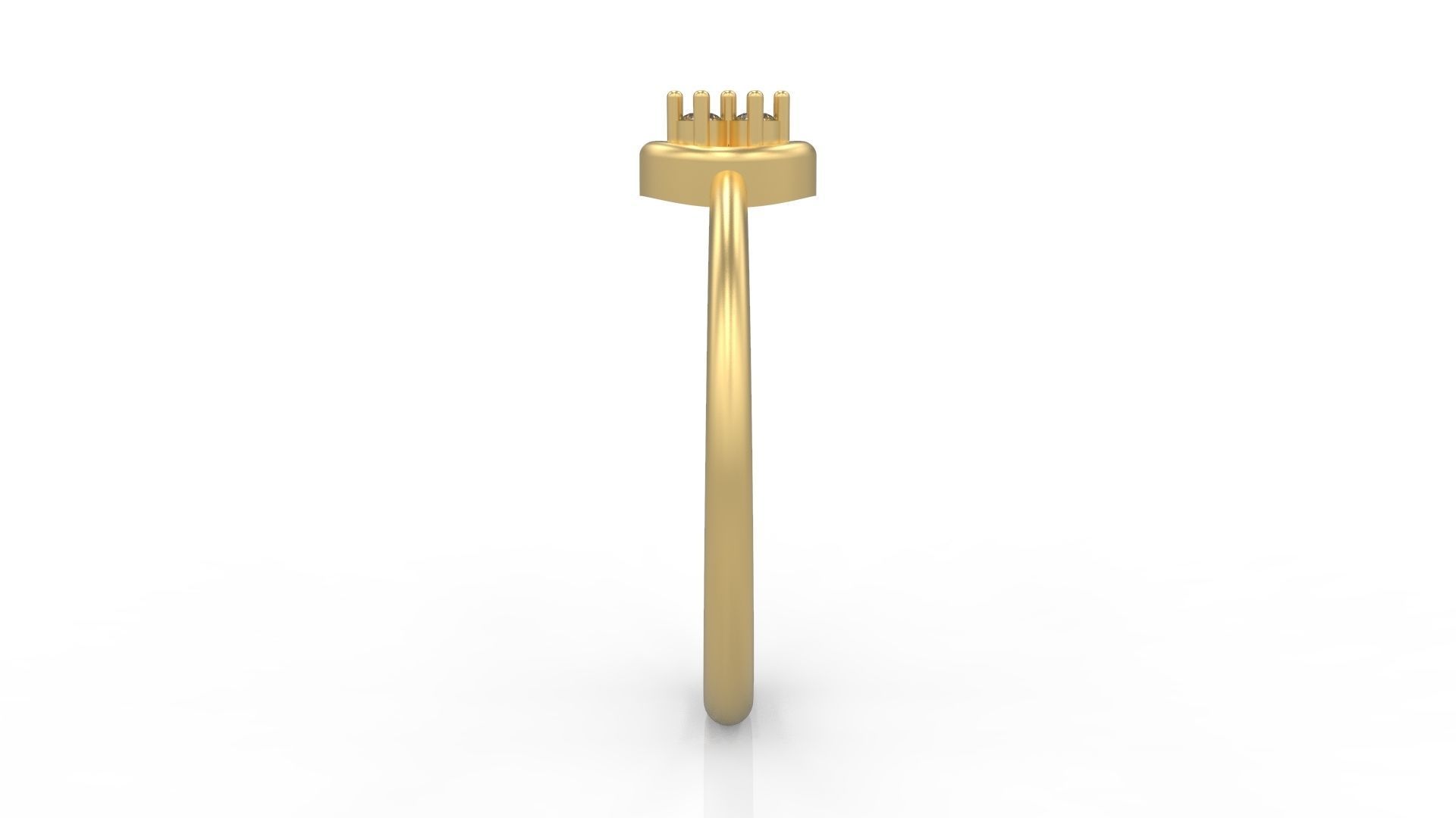 Minimalist Ring 107 3D print model_3