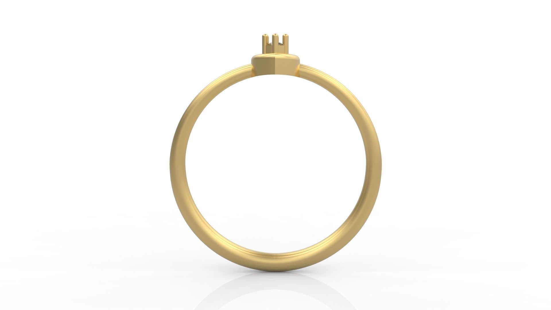 Minimalist Ring 107 3D print model_2