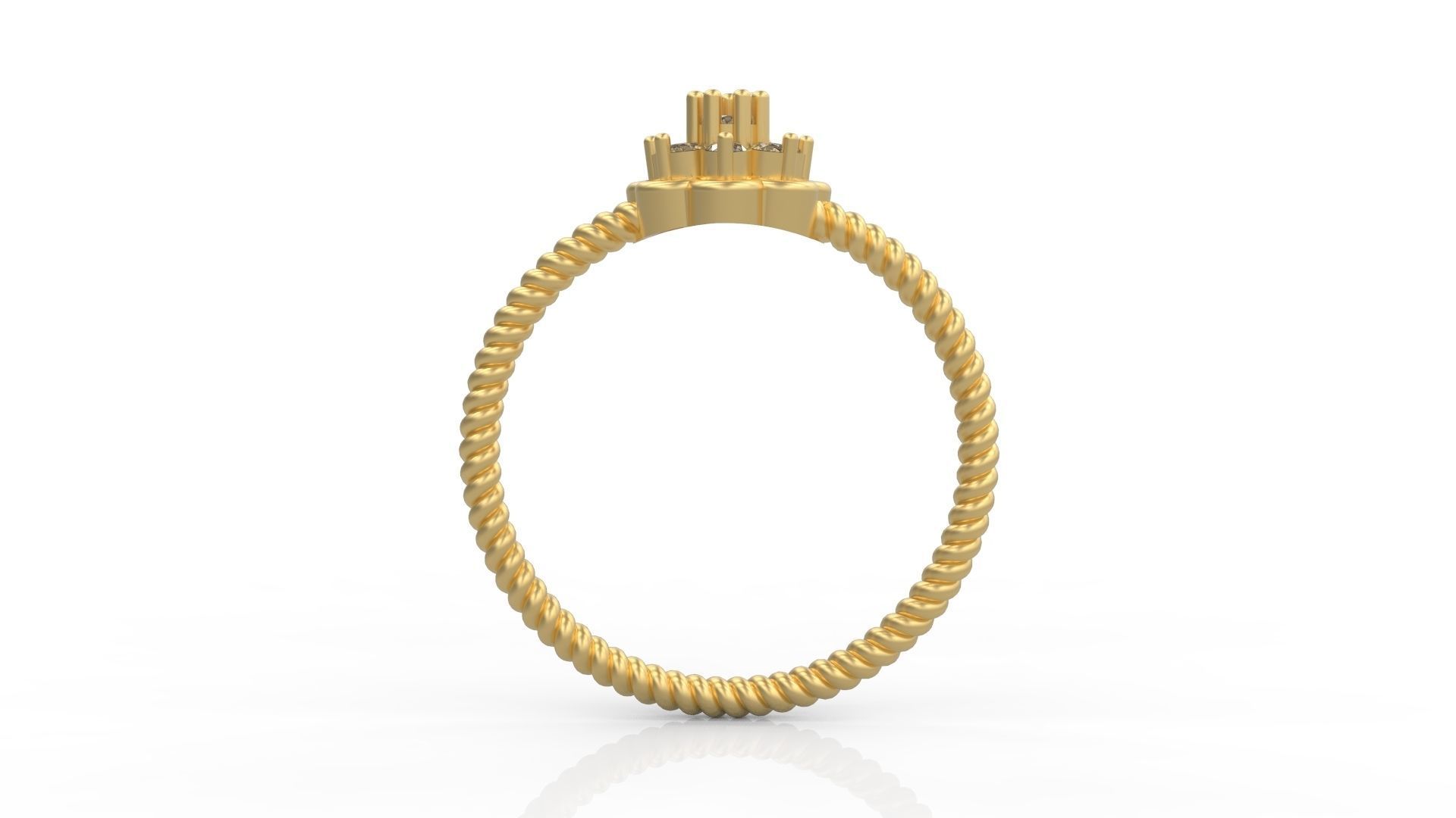 Minimalist Ring 108 3D print model_2