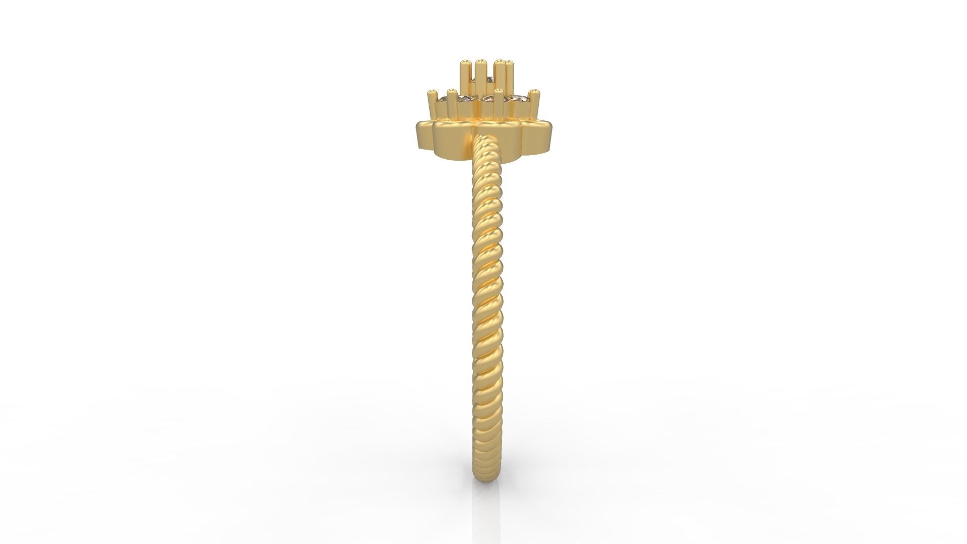 Minimalist Ring 108 3D print model_3