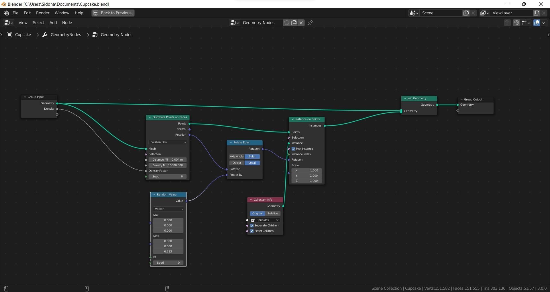Realistic Chocolate Cupcake with Sprinkles 3D model_11