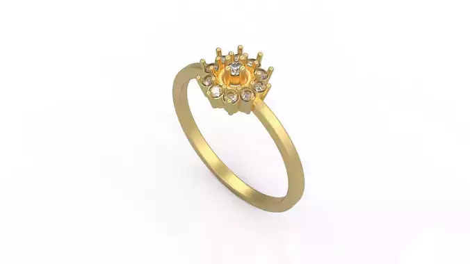 Minimalist Ring 109 3D print model