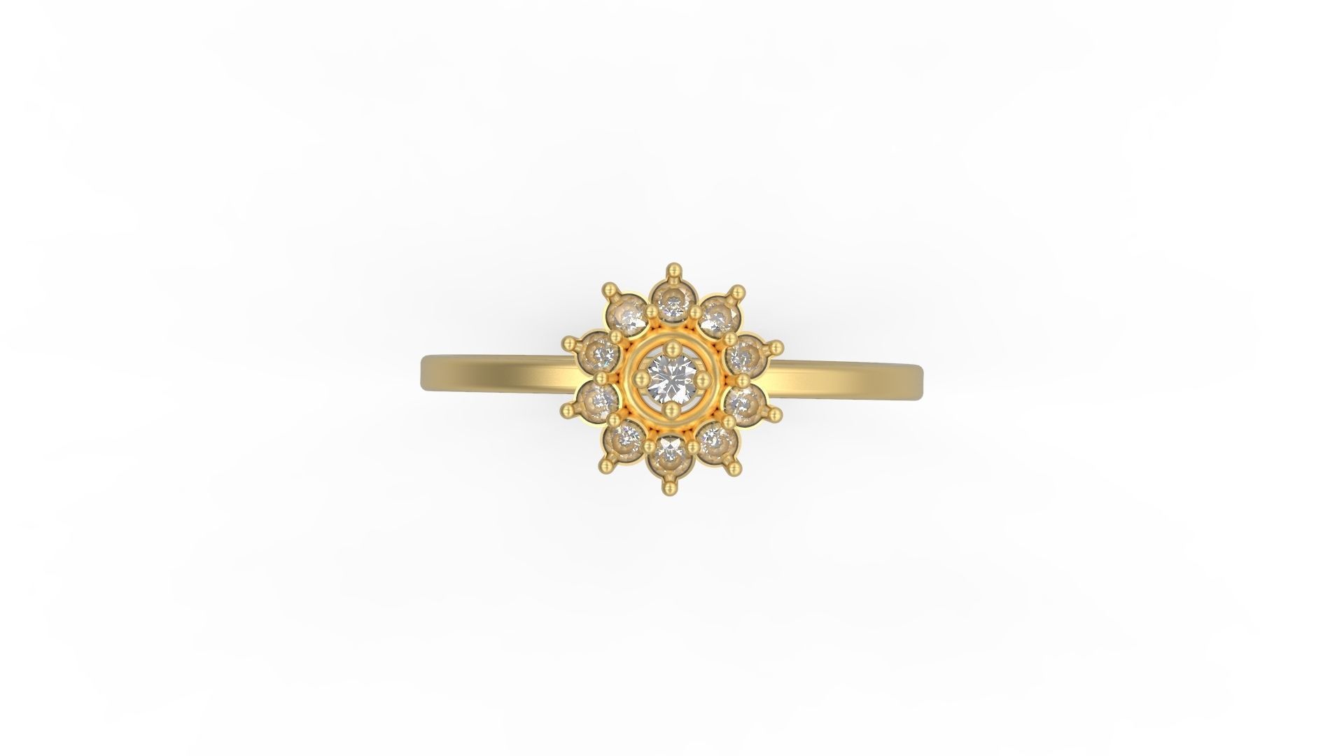 Minimalist Ring 109 3D print model_4