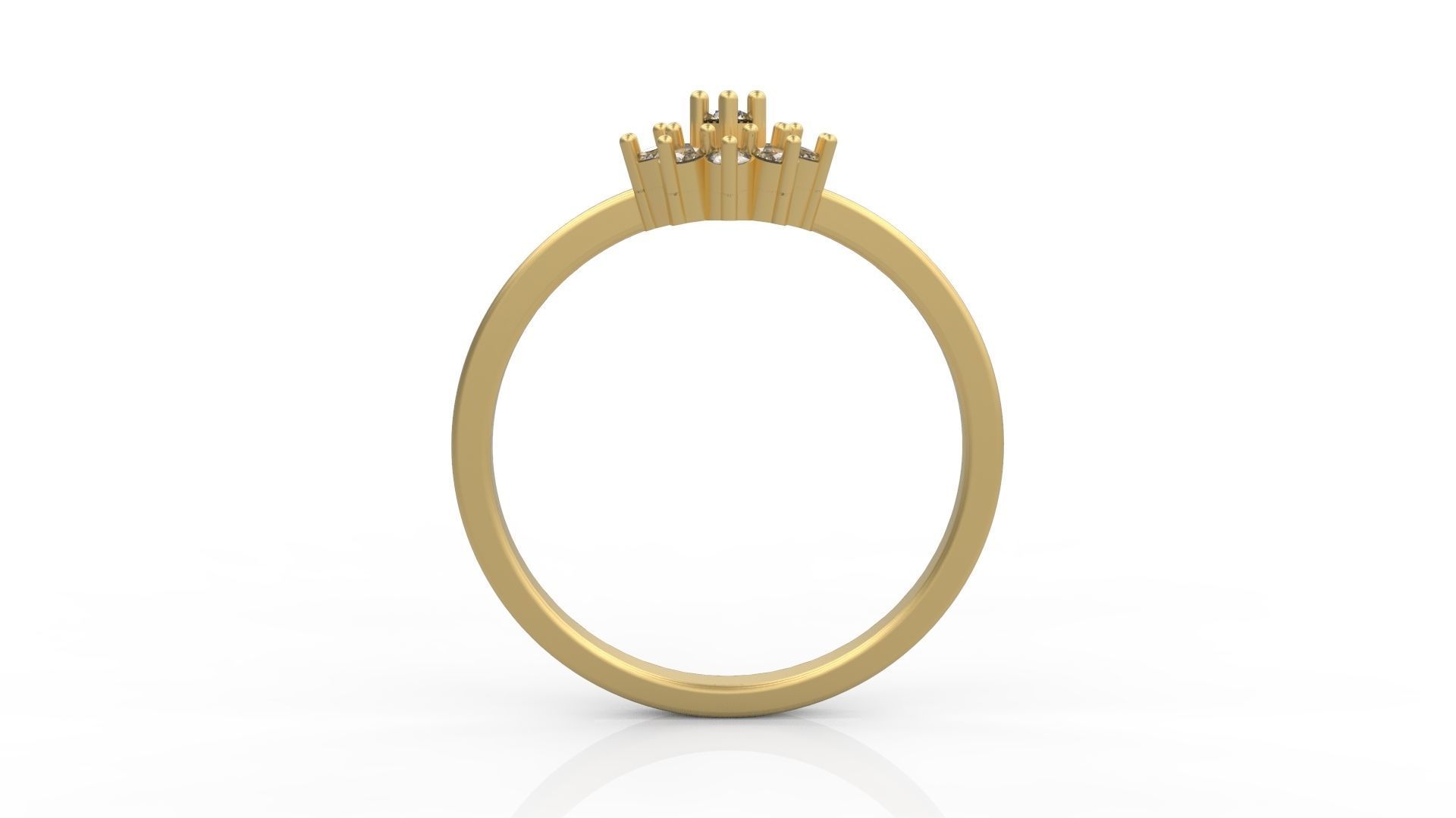 Minimalist Ring 109 3D print model_2