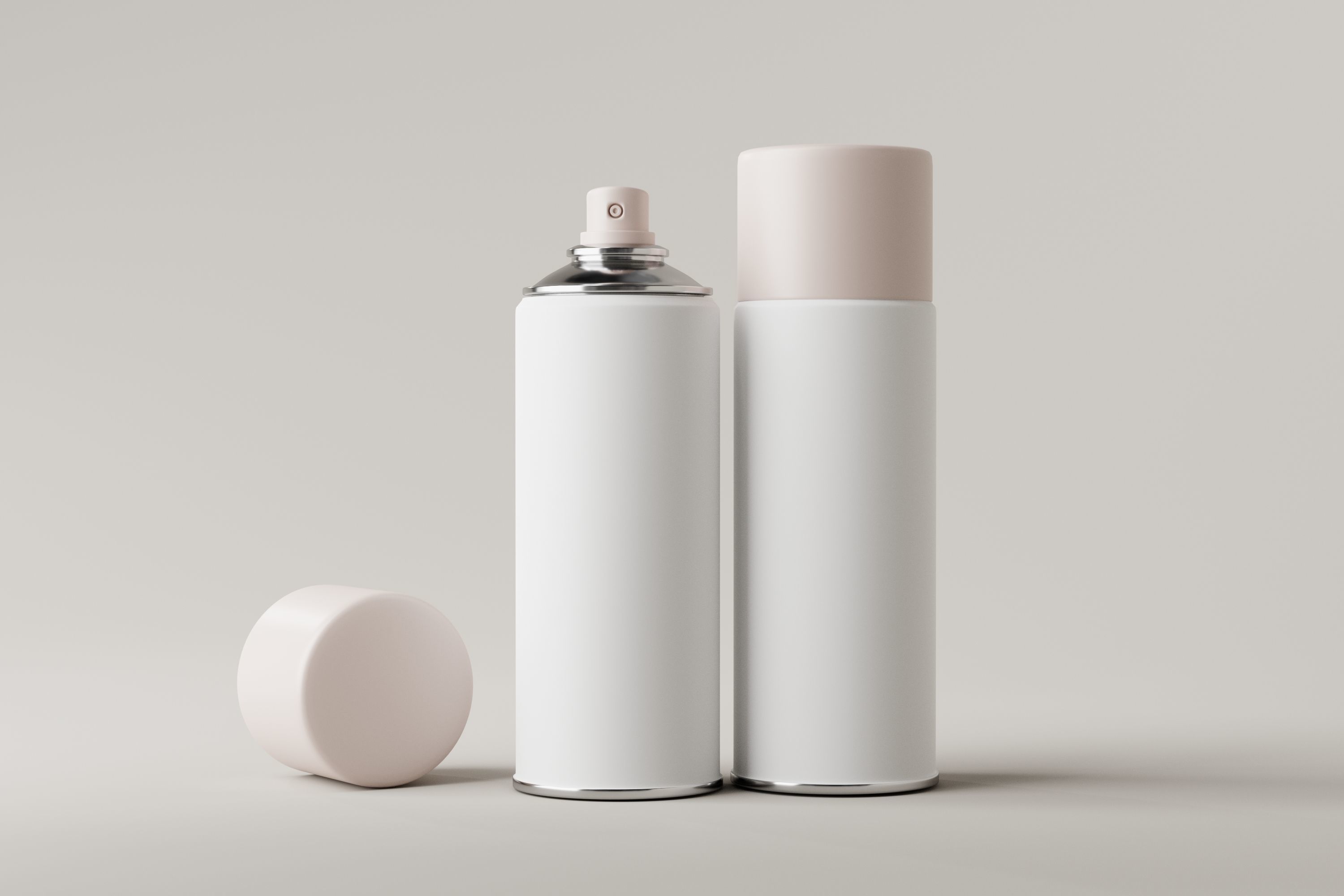 Spray Paint Can Low-poly 3D model_5