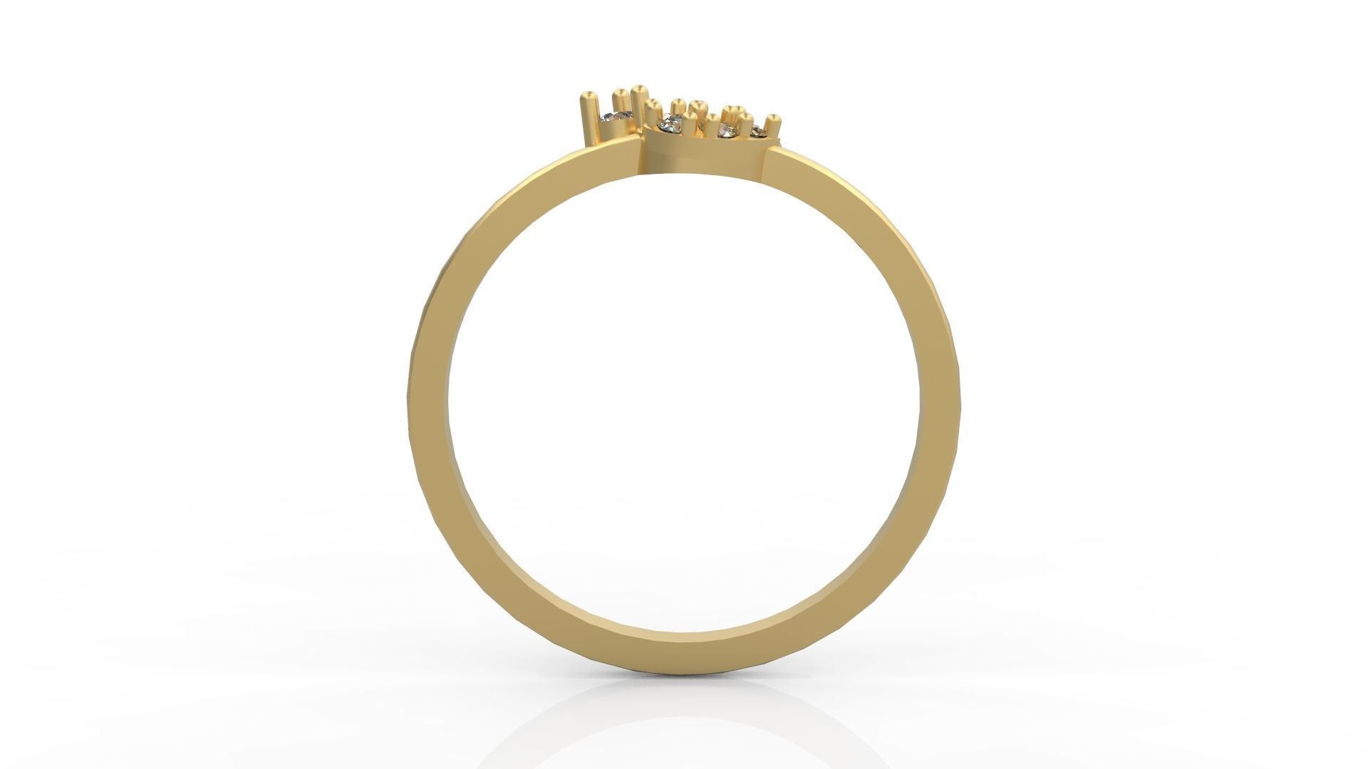 Minimalist Ring 113 3D print model_2