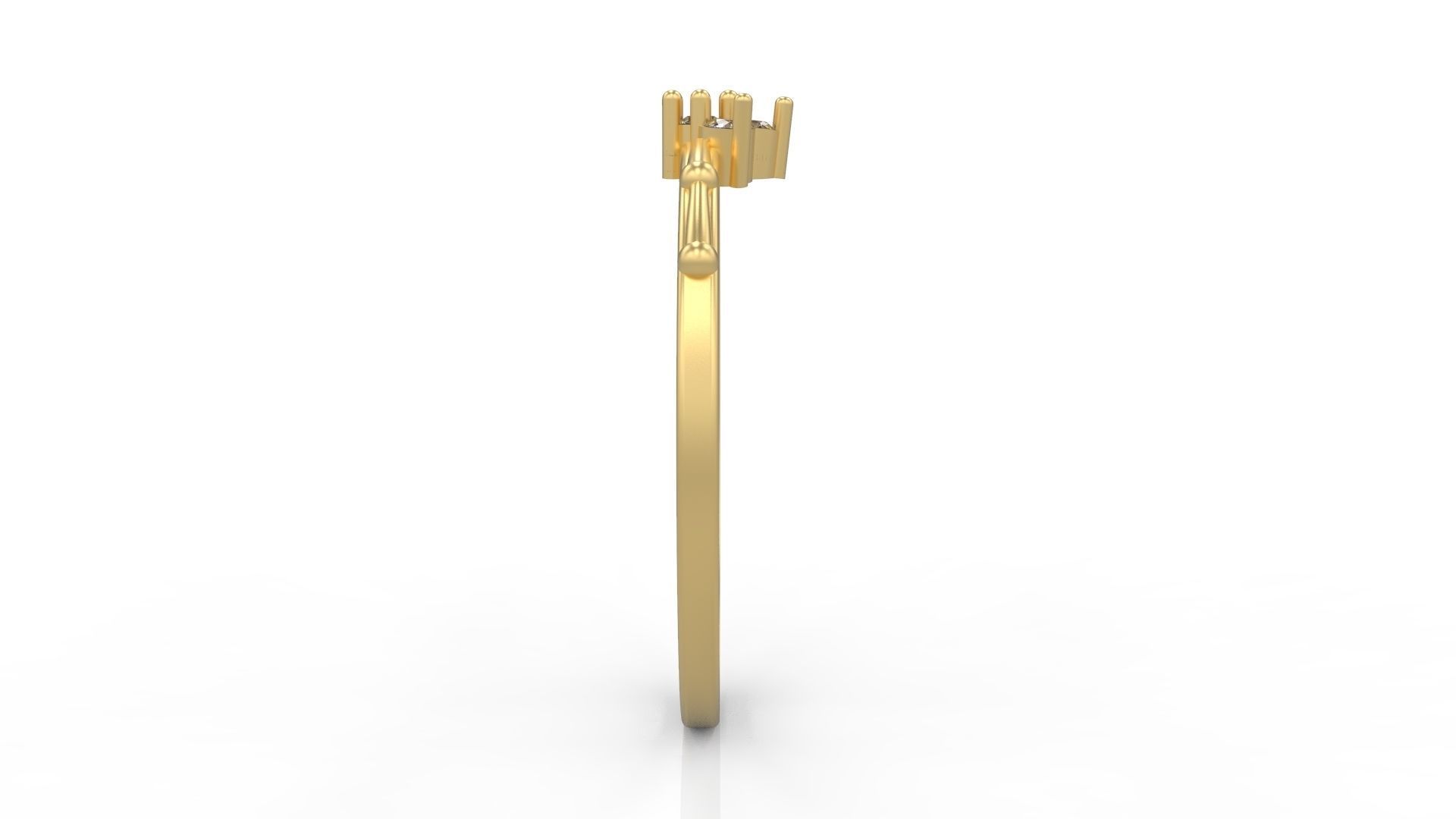 Minimalist Ring 117 3D print model_3