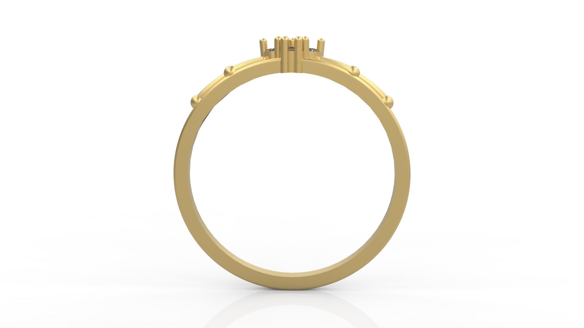 Minimalist Ring 117 3D print model_2