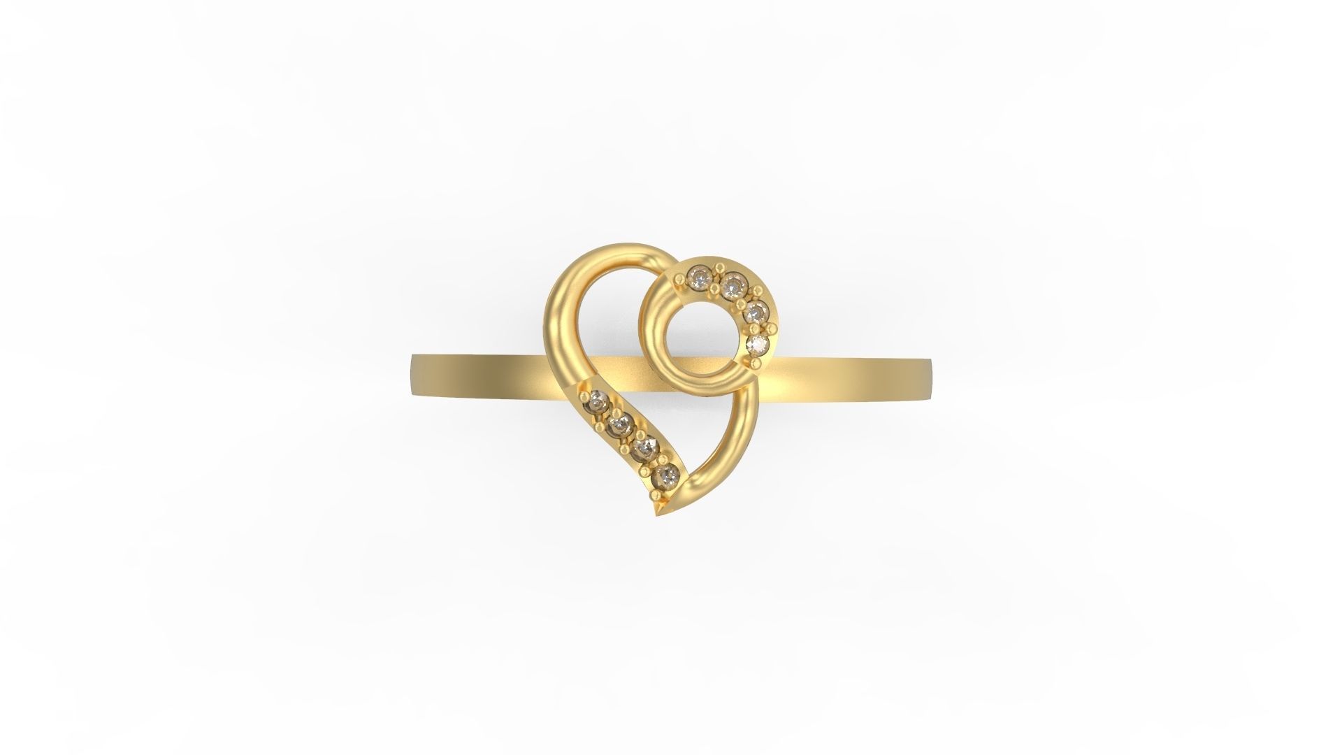 Minimalist Ring 118 3D print model_4