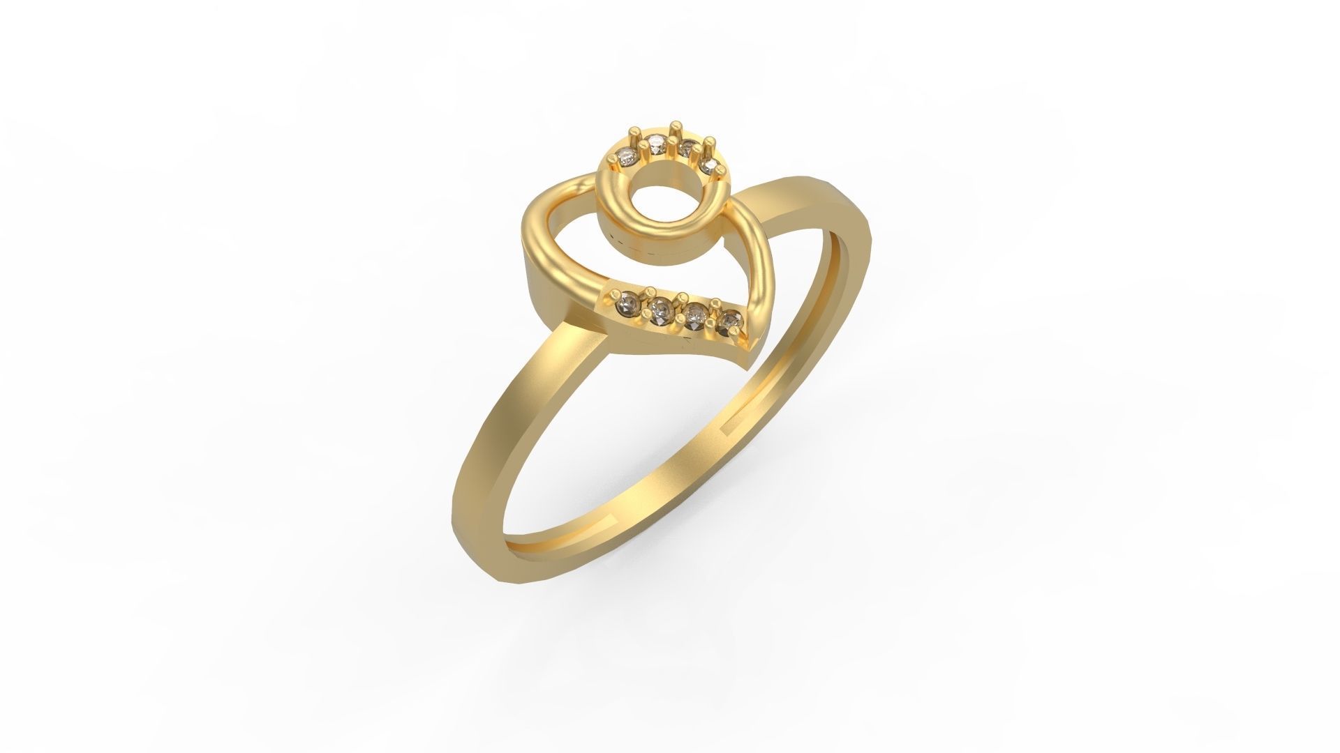 Minimalist Ring 118 3D print model_1