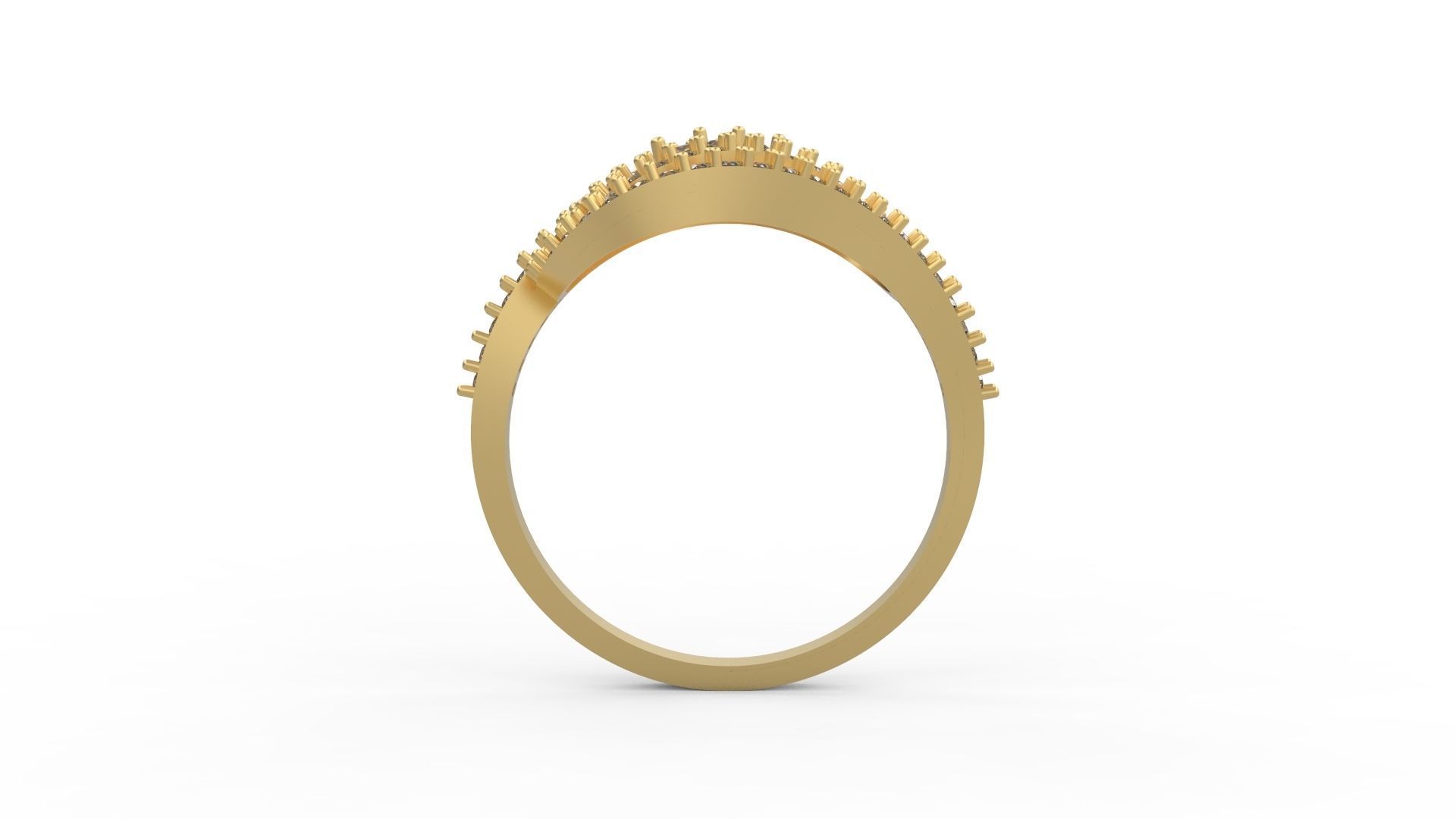 Minimalist Ring 129 3D print model_2
