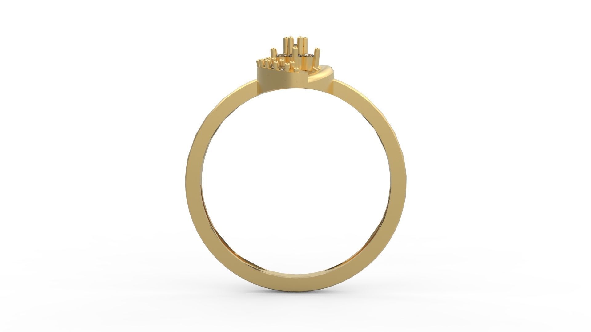 Minimalist Ring 131 3D print model_2