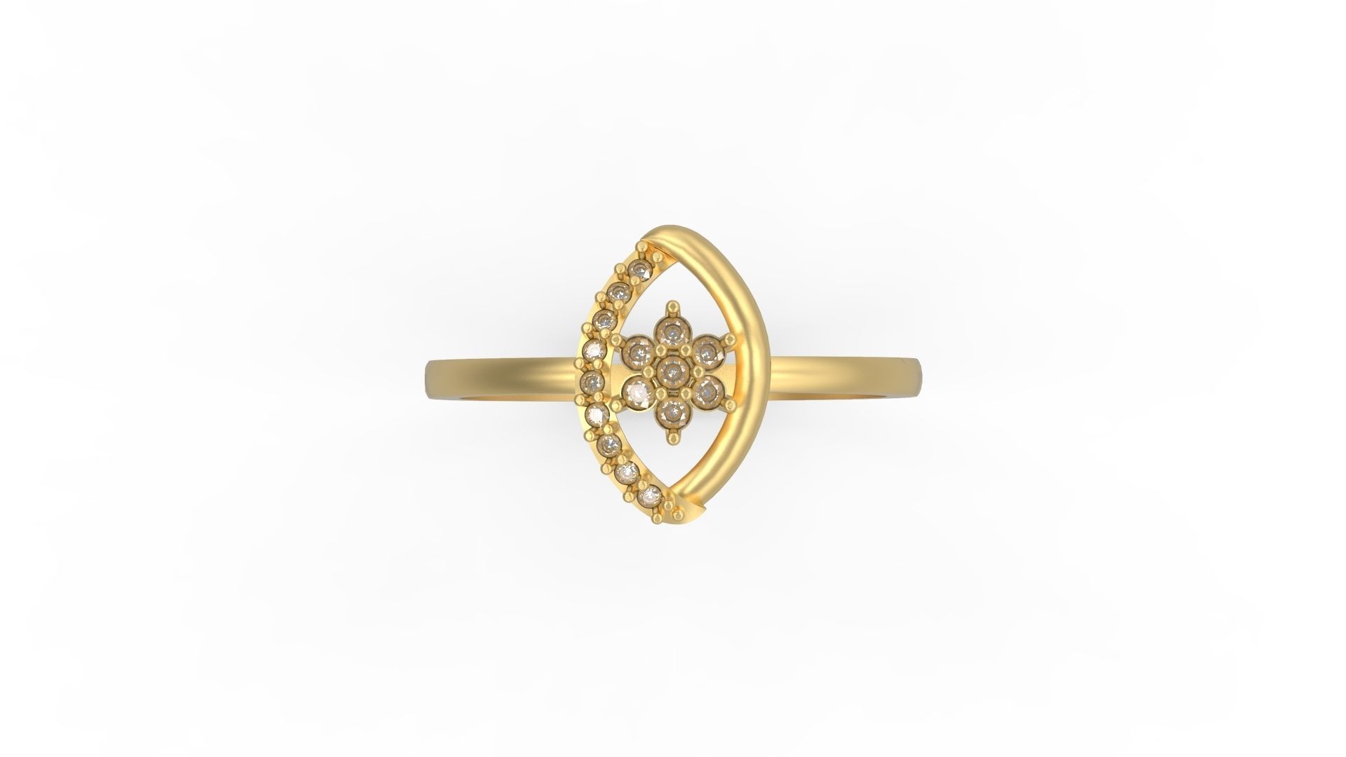 Minimalist Ring 131 3D print model_4