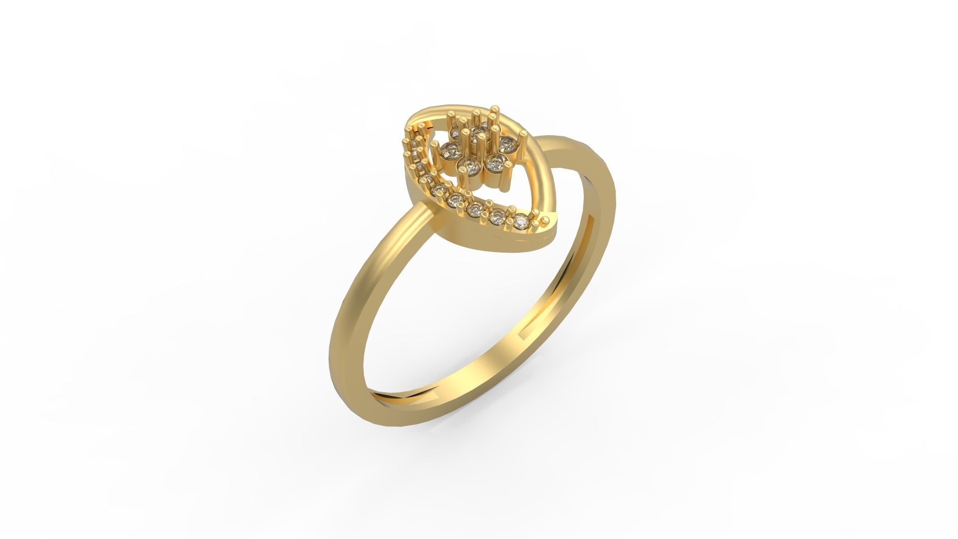 Minimalist Ring 131 3D print model_1