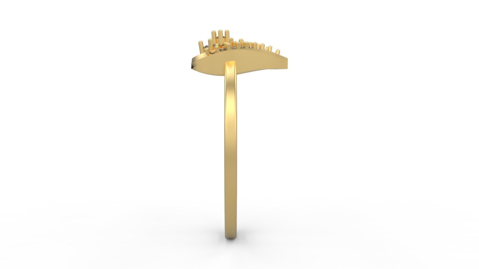 Minimalist Ring 132 3D print model_3