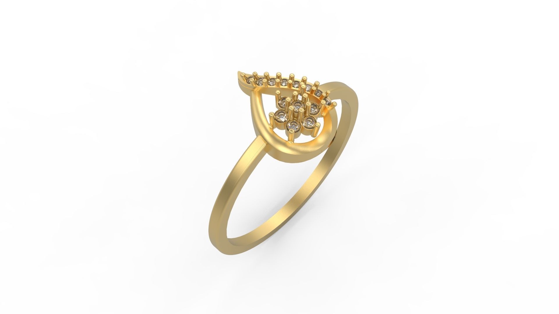 Minimalist Ring 132 3D print model_1
