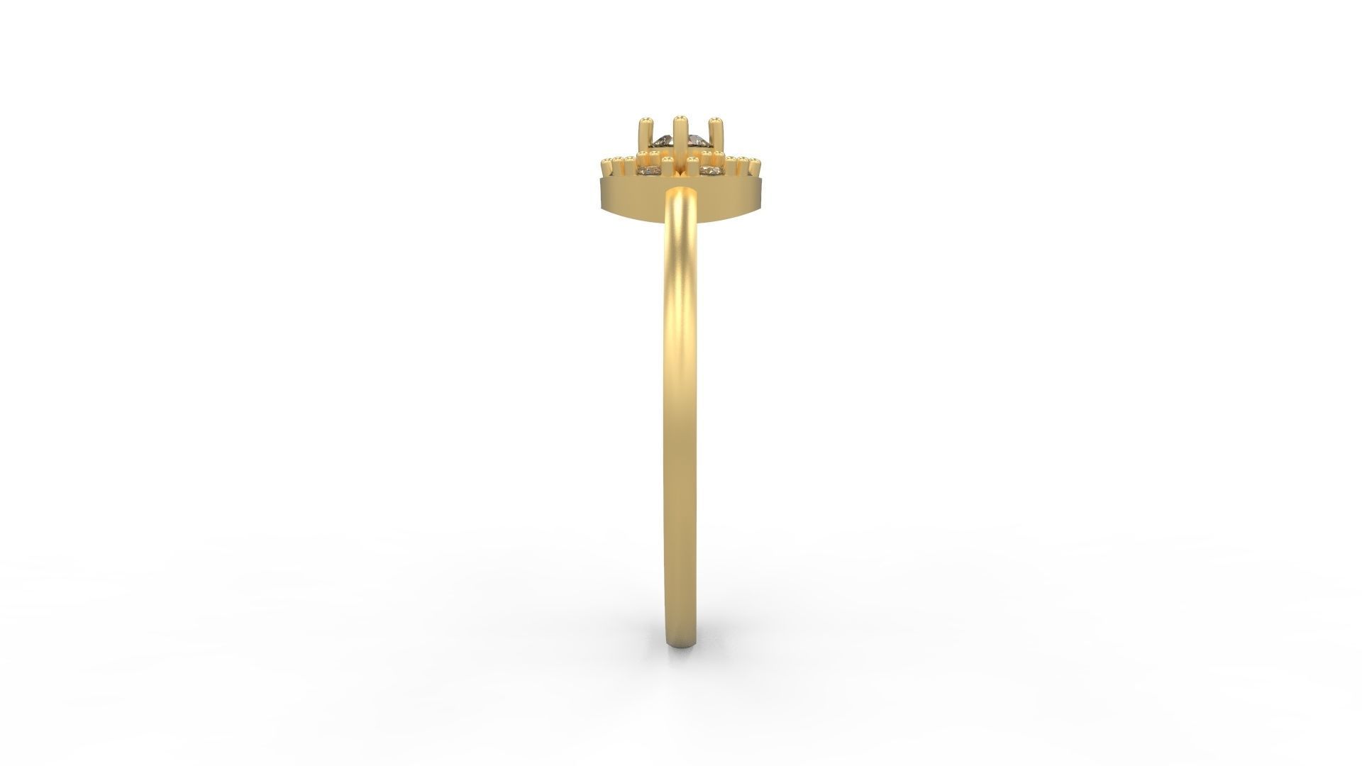 Minimalist Ring 134 3D print model_3