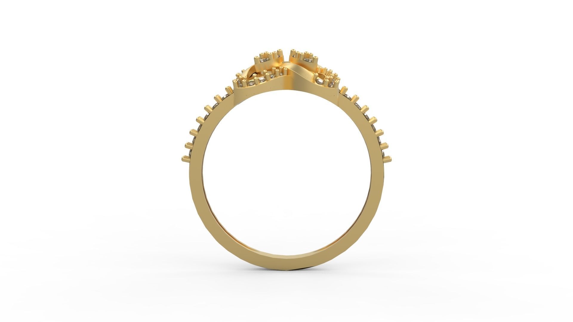 Minimalist Ring 138 3D print model_2