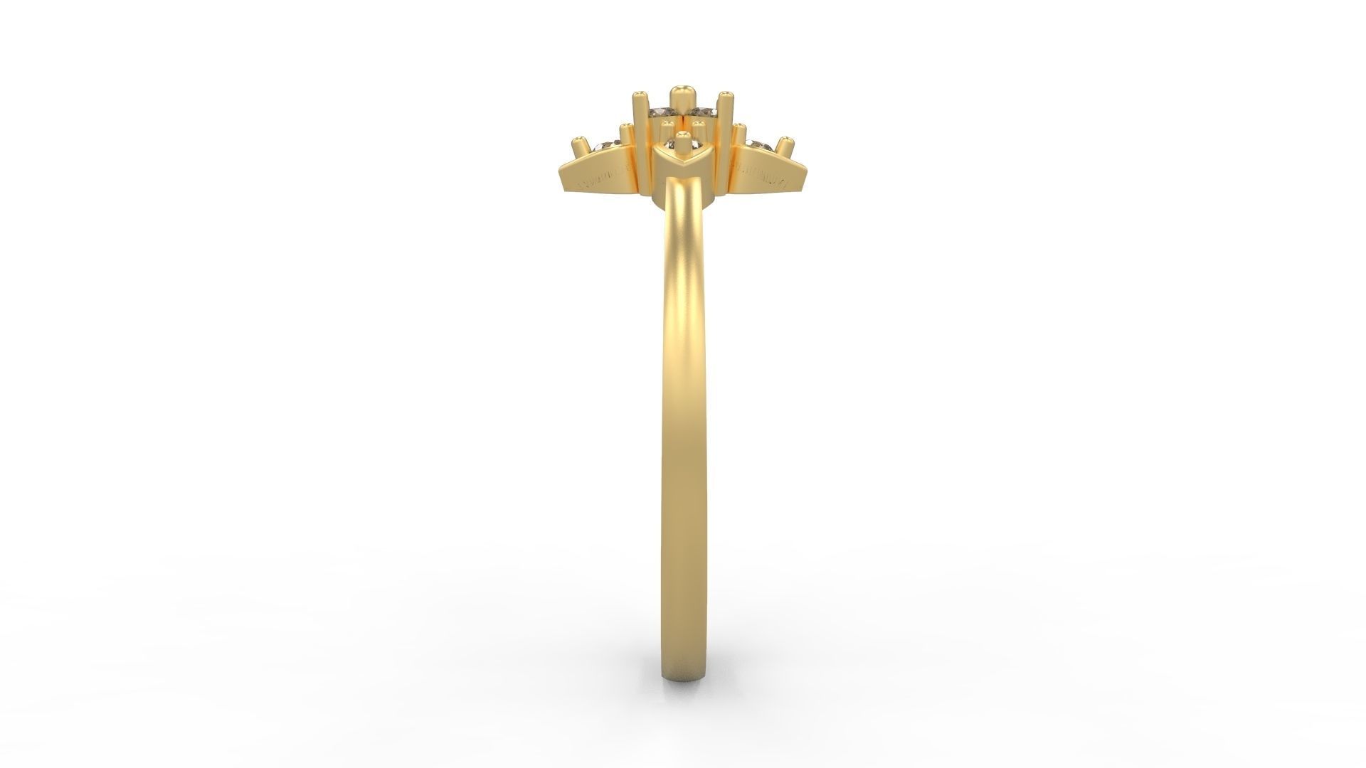 Minimalist Ring 148 3D print model_3