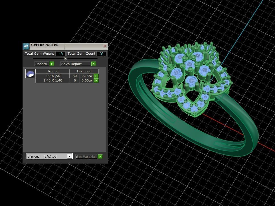 Minimalist Ring 153 3D print model_6