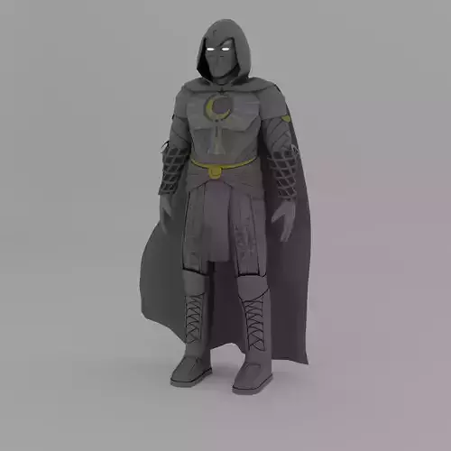 Moon Knight 3D Model
