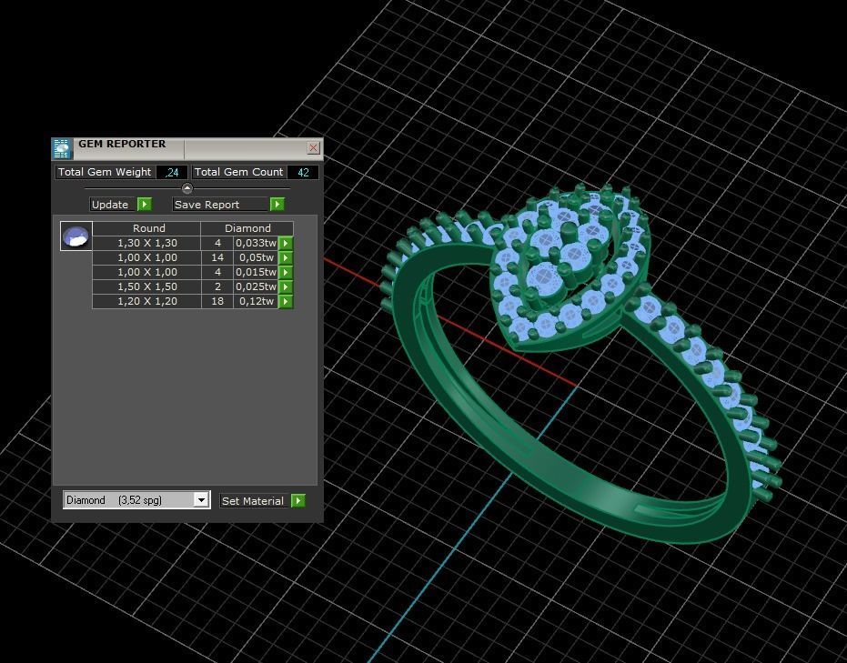 Minimalist Ring 155 3D print model_5