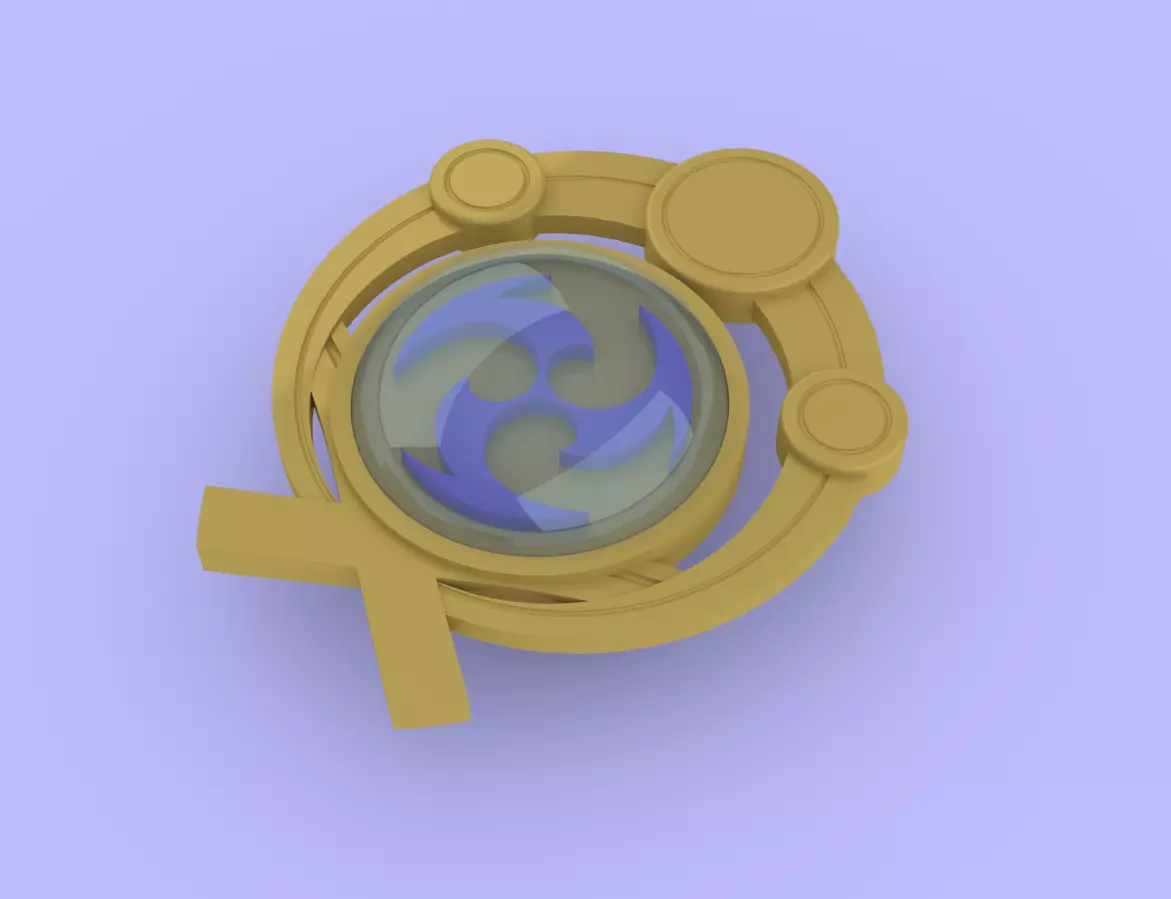 Genshin Impact Inazuma Eye of God 3D print model 3D print model