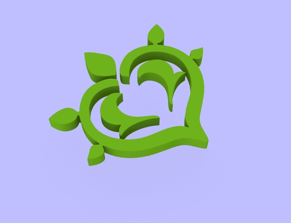 Genshin Impact elements 3D print model_5