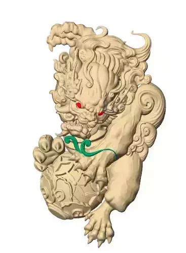 lion pendants 3D print model