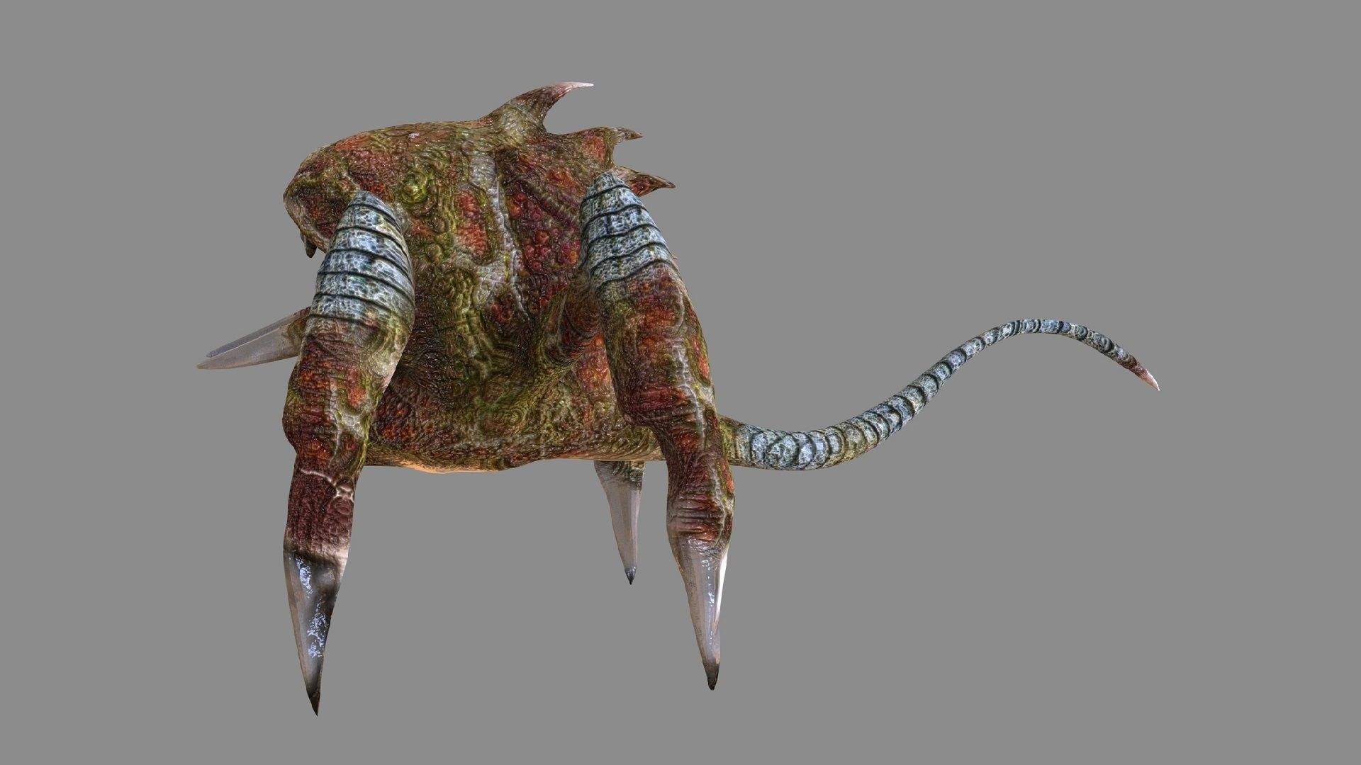 Trap Creature Low-poly 3D model_3