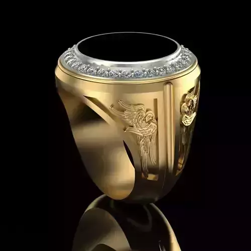 Ring angle 3D print model