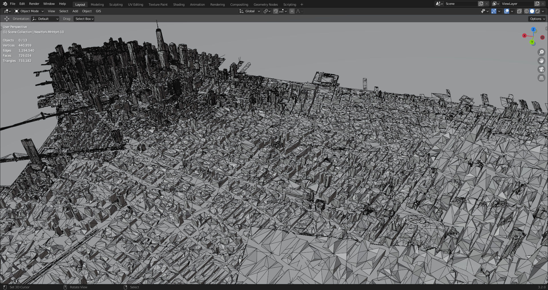 NewYork City Manhattan Free low-poly 3D model_14