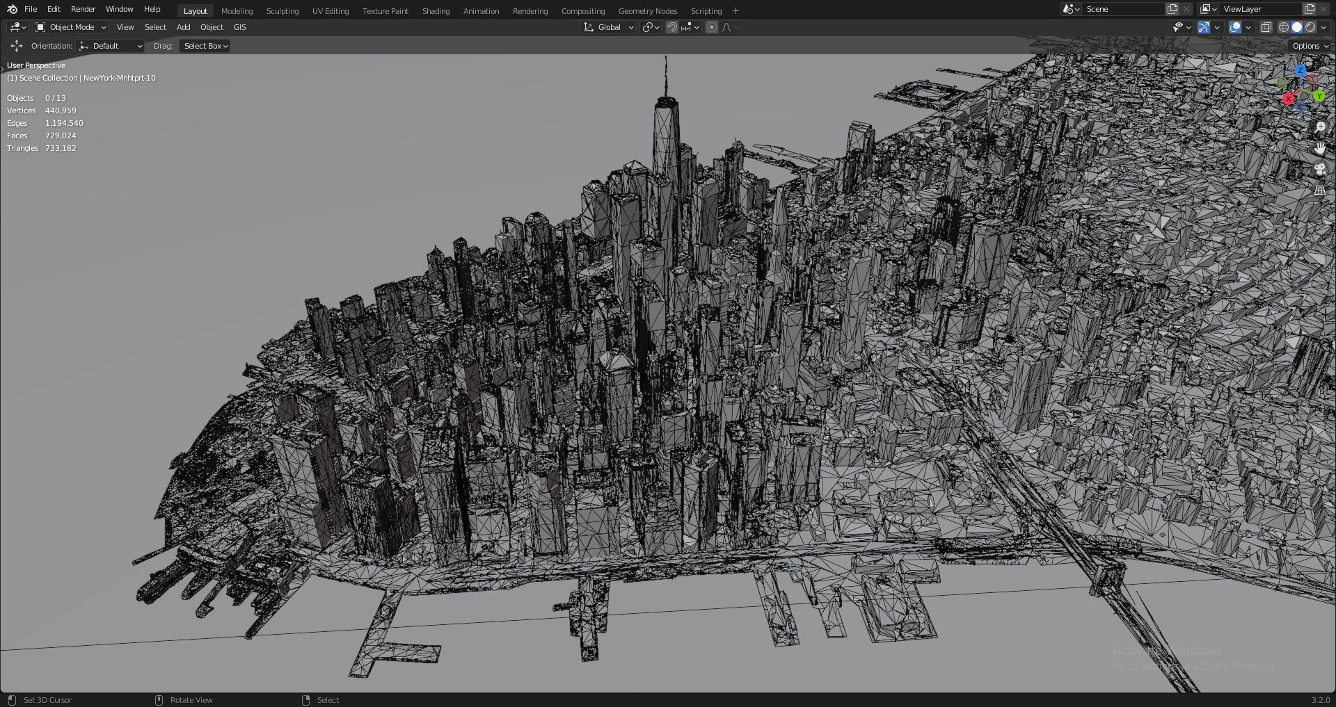 NewYork City Manhattan Free low-poly 3D model_13