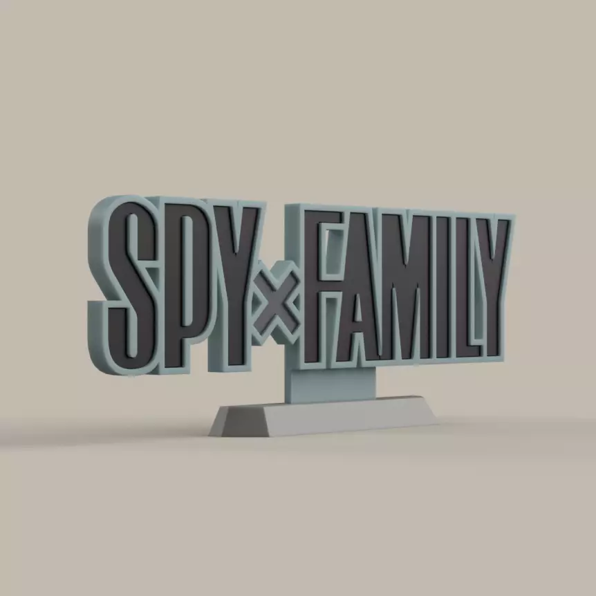 Spy x Family - Logo 3D print model_0