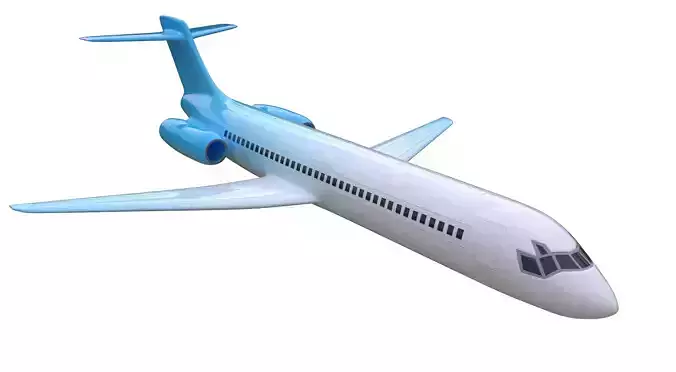Airplane Free low-poly 3D model