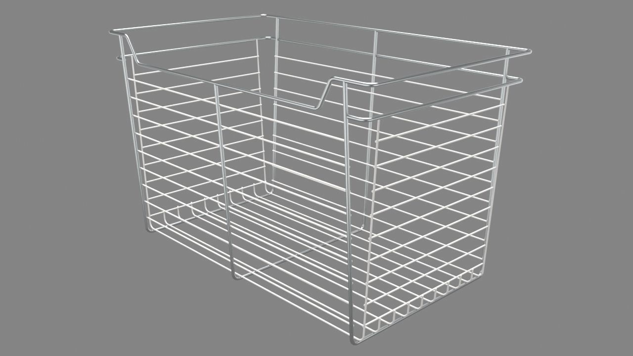wire closet basket 3D model_5