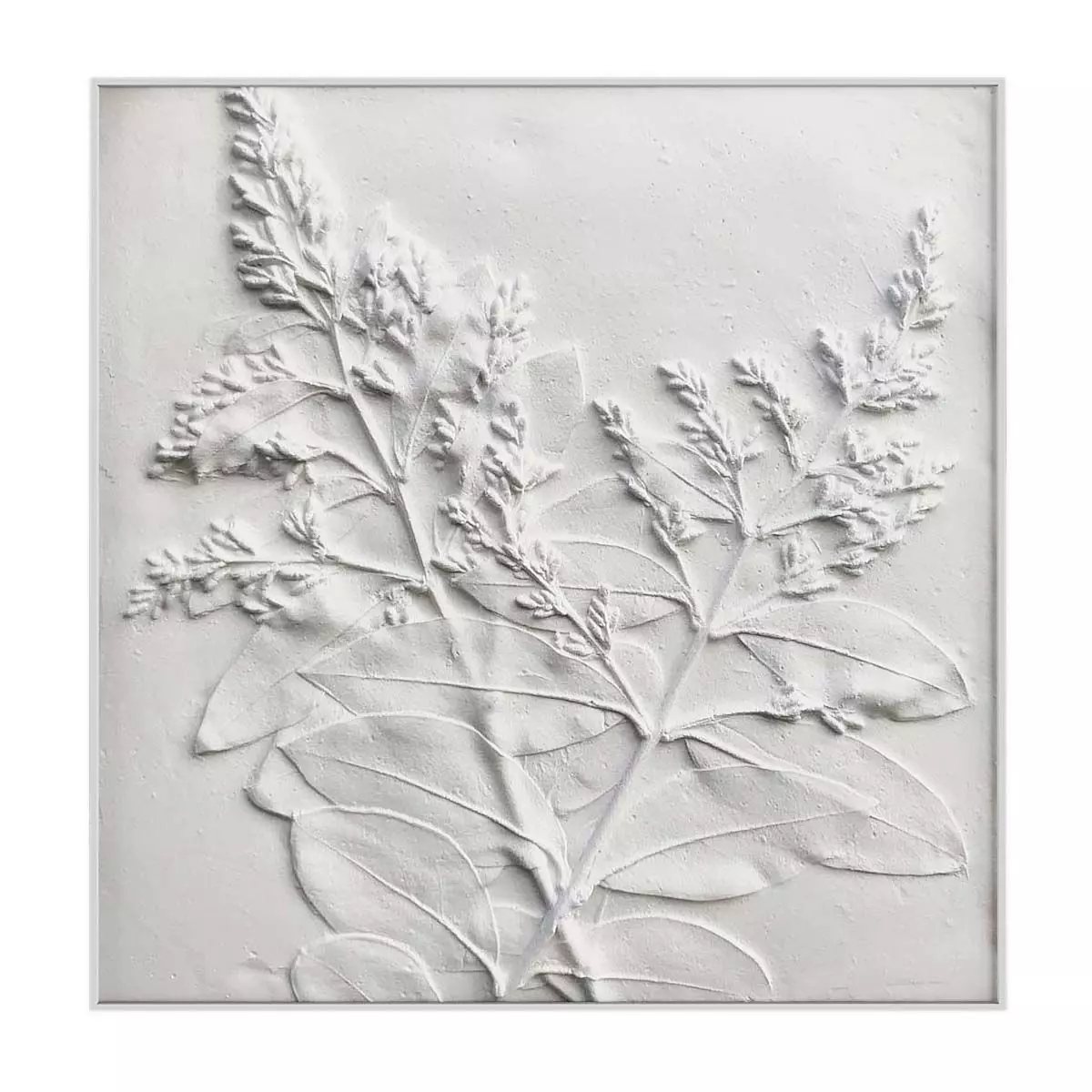 Pictures898 eucalyptus leaf wall art Low-poly 3D model_0