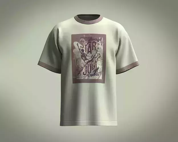 T-Shirt Jump 3D model