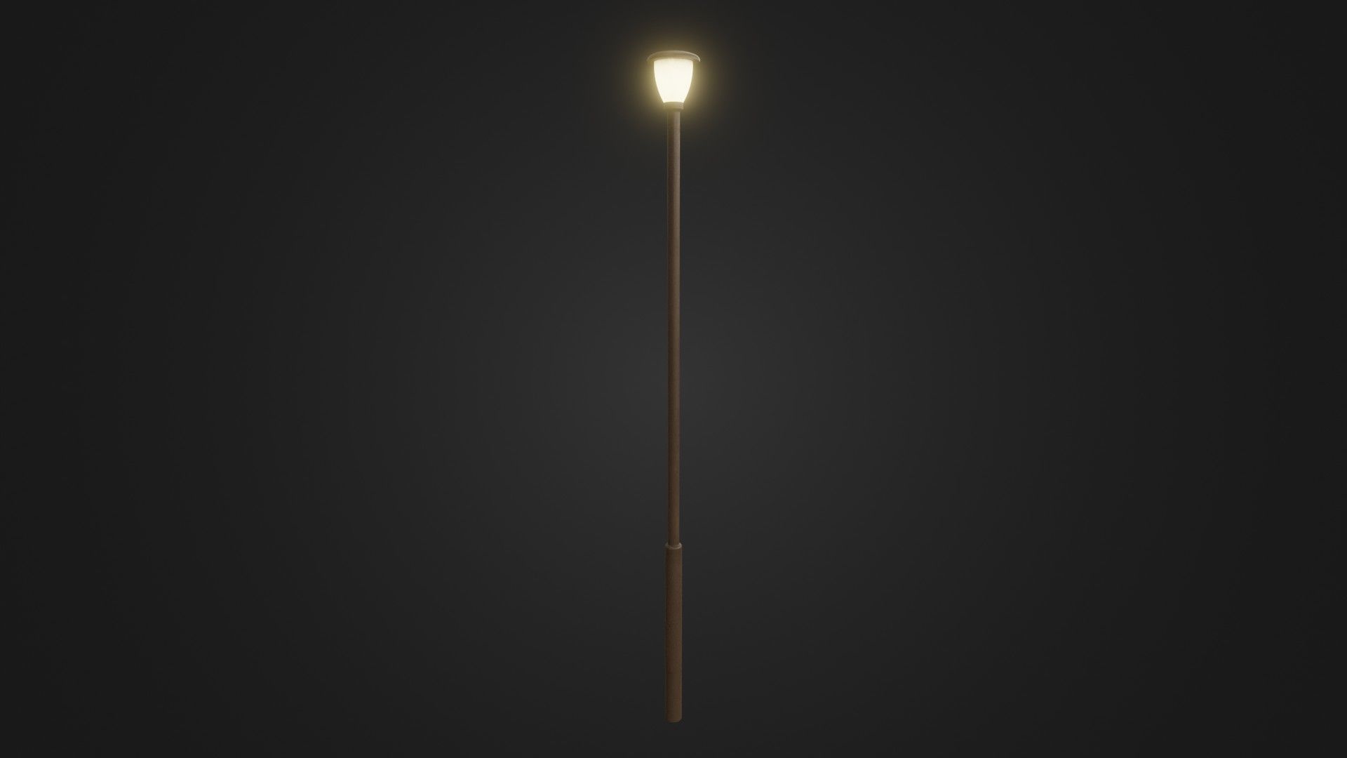 Street light 30 Low-poly 3D model_38