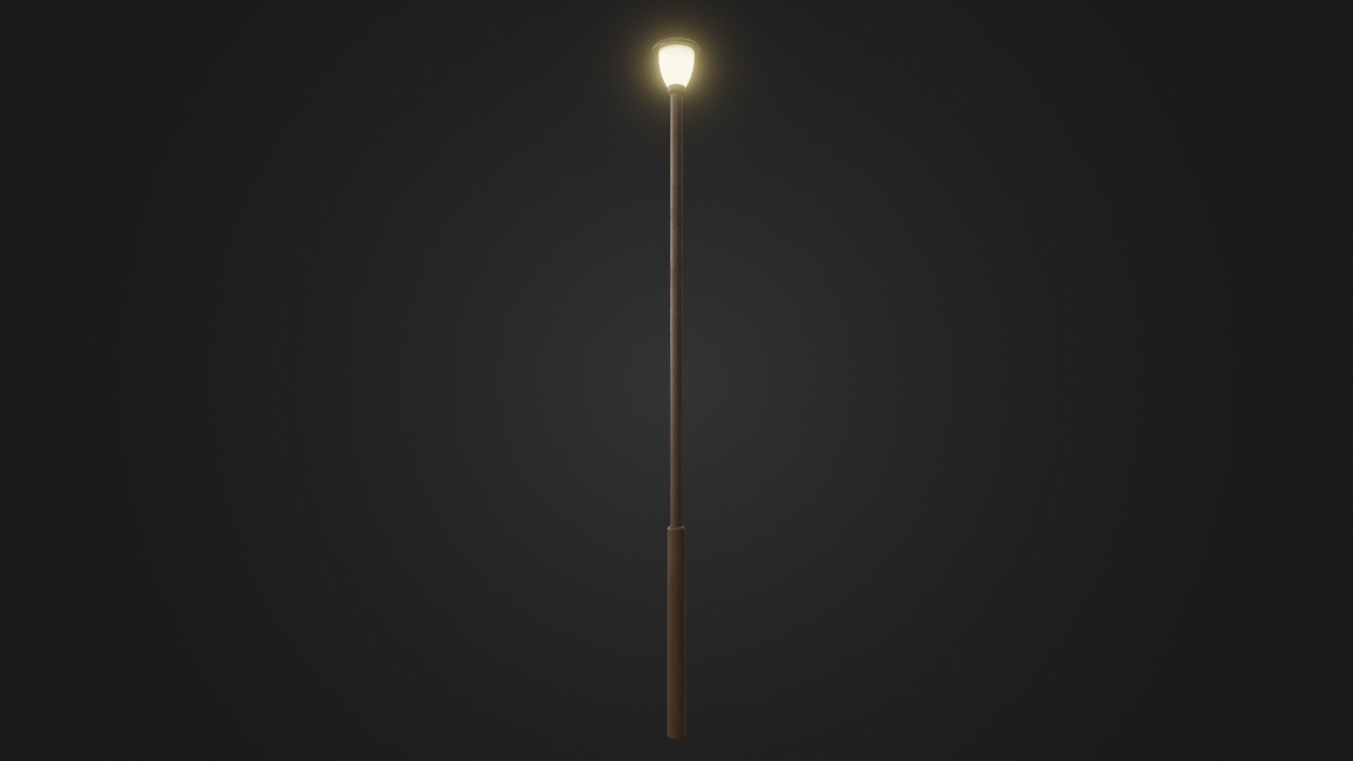 Street light 30 Low-poly 3D model_19