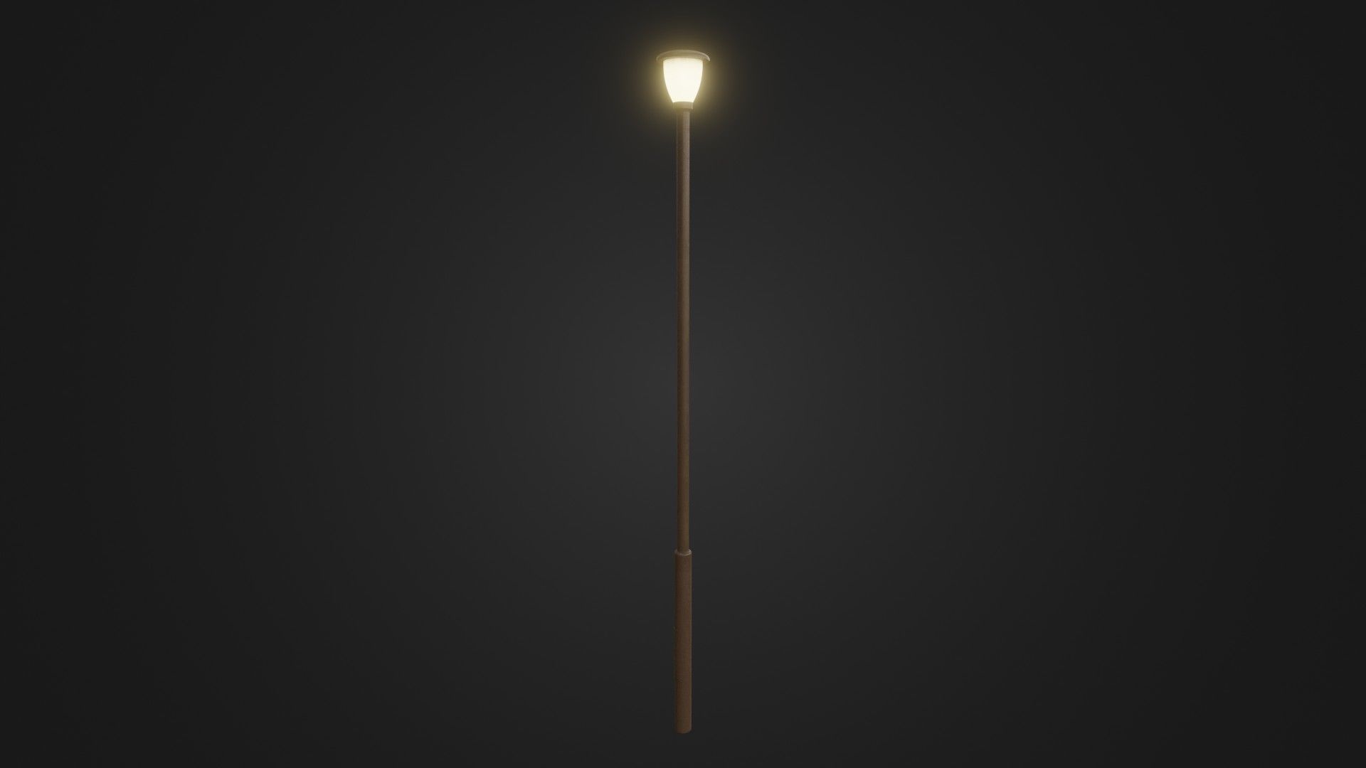 Street light 30 Low-poly 3D model_37